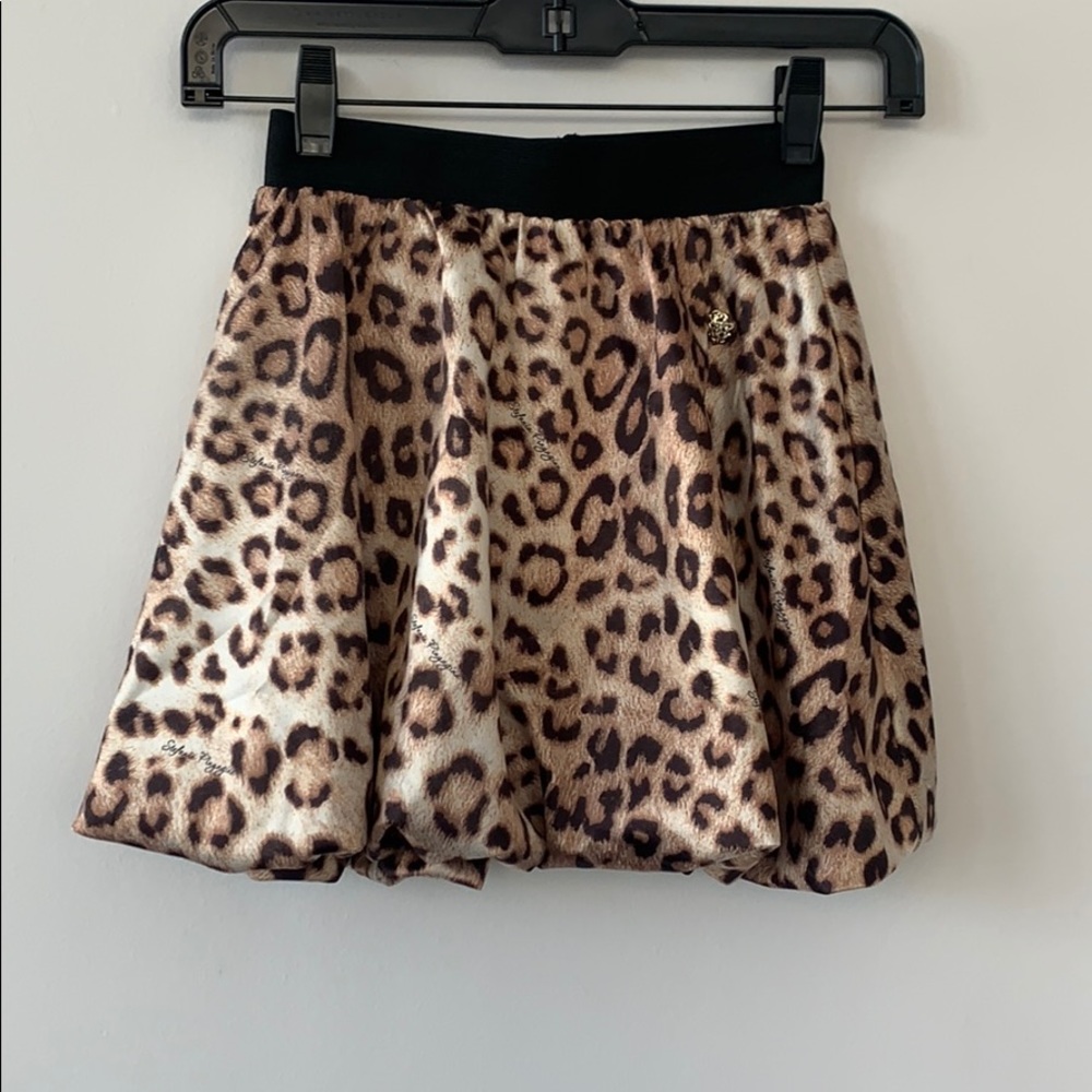 Stefania Pinyagina Leopard Bubble Skirt #C0054